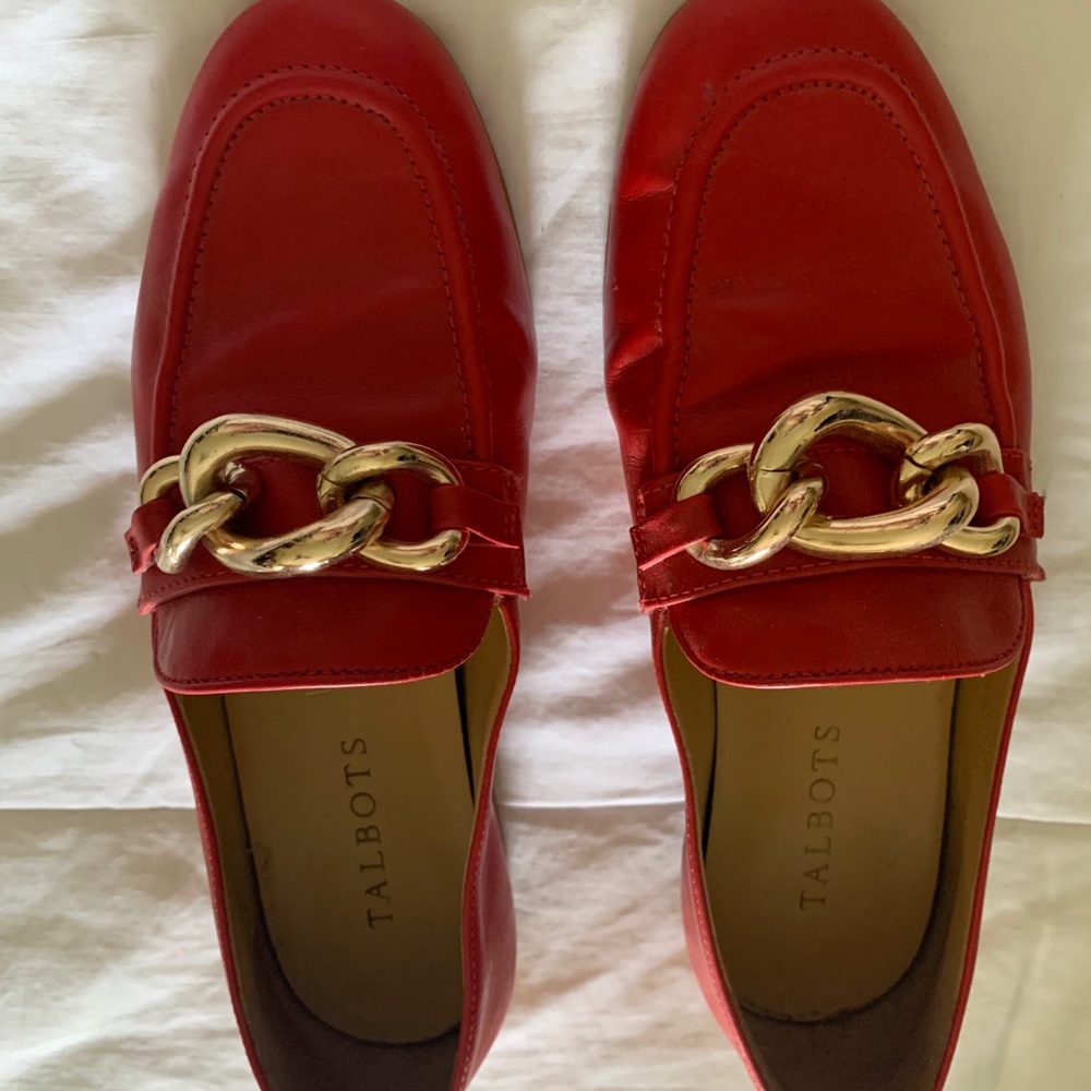 Talbots Red loafers - Picture 3 of 5